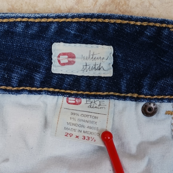 BKE Denim Culture Stretch Flare Leg Jeans Size 29x33.5 Casual Distressed - Picture 8 of 12